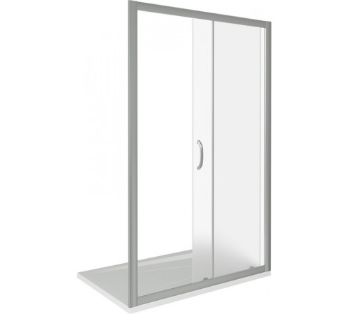 Душевая дверь в нишу Good Door Infinity WTW-130-G-CH 130 профиль Хром стекло матовое