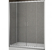 Душевая дверь в нишу Good Door Latte WTW-TD-170-G-WE 170 профиль Белый стекло матовое