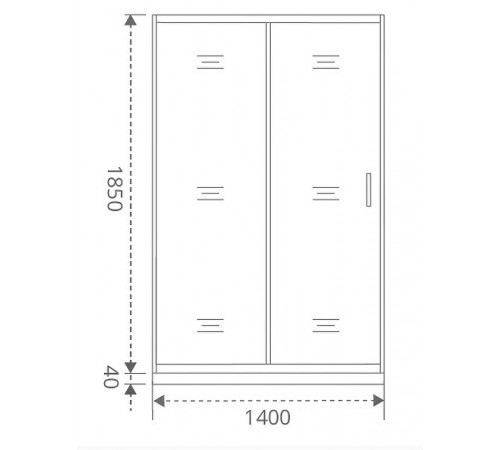 Душевая дверь Good Door Latte WTW-140-C-WE 140 профиль Белый стекло прозрачное