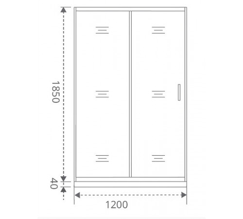 Душевая дверь Good Door Latte WTW-120-C-WE 120 профиль Белый стекло прозрачное