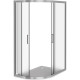 Душевой уголок Good Door Latte R-120-G-WE 120x80 профиль Белый стекло Grape