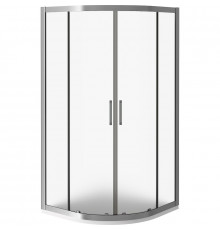 Душевой уголок Good Door Latte R-80-C-WE 80x80 профиль Белый стекло Grape