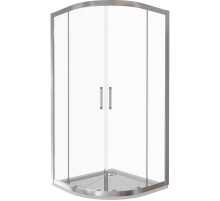 Душевой уголок Good Door Latte R-80-C-WE 80x80 профиль Белый стекло прозрачное