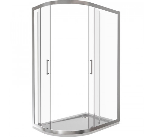 Душевой уголок Good Door Latte R-120-C-WE 120x80 профиль Белый стекло прозрачное