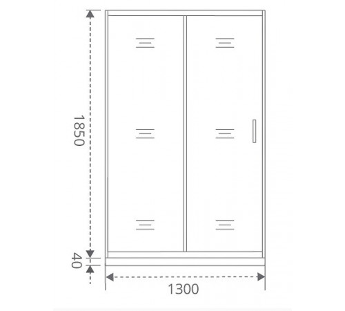 Душевая дверь Good Door Latte WTW-130-C-WE 130 профиль Белый стекло прозрачное