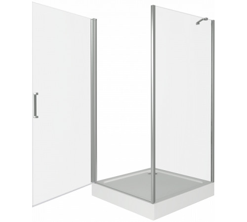 Душевой уголок Good Door Fantasy CR-80-С-CH 80x80 профиль Хром стекло прозрачное