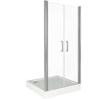 Душевая дверь в нишу Good Door Fantasy SD-90-C-CH 90 профиль Хром стекло прозрачное