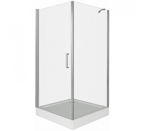 Душевой уголок Good Door Fantasy CR-80-С-CH 80x80 профиль Хром стекло прозрачное