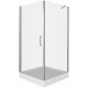 Душевой уголок Good Door Fantasy CR-80-С-CH 80x80 профиль Хром стекло прозрачное