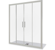 Душевая дверь Good Door Cofe WTW-TD-170-C-CH 170 КФ00034 профиль Хром стекло прозрачное