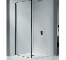 Душевая стенка Good Door Cofe SP-70-C-B 70 КФ00017 профиль Черный стекло прозрачное