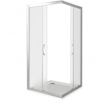 Душевой уголок Good Door Neo CR-80-C-CH 80х80 профиль Хром стекло прозрачное
