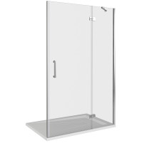 Душевая дверь Good Door Saturn WTW-130-C-CH-R 130 профиль Хром стекло прозрачное