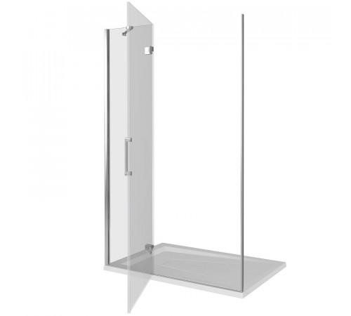 Душевая дверь Good Door Saturn WTW-140-C-CH-L 140 профиль Хром стекло прозрачное