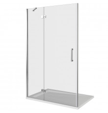 Душевая дверь Good Door Saturn WTW-110-C-CH-L 110 профиль Хром стекло прозрачное