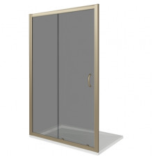 Душевая дверь в нишу Good Door Jazze WTW-110-B-BR 110 профиль Бронза стекло тонированное