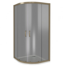 Душевой уголок Good Door Jazze R-120-B-BR 120x80 профиль Бронза стекло тонированное