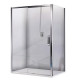 Душевая дверь в нишу Good Door Antares WTW-120 120 профиль Хром стекло прозрачное