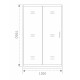 Душевая дверь Good Door Antares WTW-130-C-CH 130 профиль Хром стекло прозрачное