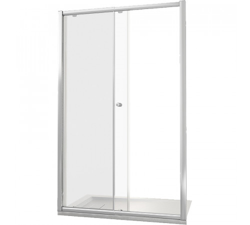 Душевая дверь Good Door Lira WTW -130-C-CH 130 профиль Хром стекло прозрачное