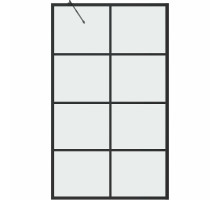 Шторка на ванну Grossman 100x150 GR-105100BLACK профиль Черный стекло прозрачное