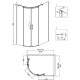 Душевой уголок Grossman Galaxy 120x90 R GR-4121R профиль Хром стекло прозрачное