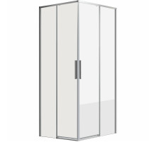 Душевой уголок Grossman Fly 80х80 GR-8080Fl профиль Хром стекло прозрачное