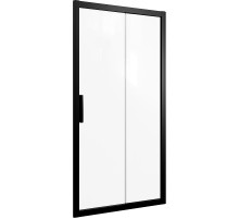 Душевая дверь STWORKI Стокгольм 90 3GW207TTKK000 профиль Черный матовый стекло прозрачное