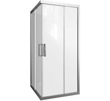 Душевой уголок STWORKI Дублин 90x90 3GW016TTKK000 профиль Хром матовый стекло прозрачное