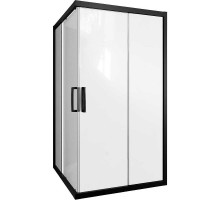 Душевой уголок STWORKI Дублин 90x90 3GW071TTKK000 профиль Черный матовый стекло прозрачное