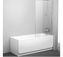 Шторка на ванну Ravak Pivot PVS1-80 79840C00Z1 профиль Хром  стекло Transparent