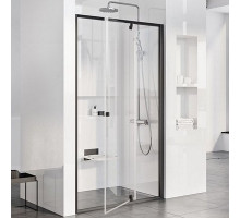 Душевая дверь Ravak Pivot PDOP2-110 03GD0300Z1 профиль Черный стекло Transparent