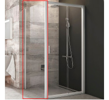 Душевая стенка Ravak Blix BLPS-100 9BHA0100Z1 профиль Белый стекло Transparent