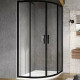 Душевой уголок Ravak Blix BLSCP4-90 90x90 X3BM70300Z1 профиль Черный стекло Transparent