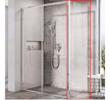 Душевая стенка Ravak Blix Slim BLSPS-80 X9BM40C00Z1 профиль Хром стекло Transparent