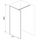 Душевая перегородка Ravak Walk-In Wall 140 GW9WM0C00Z1 профиль Хром стекло Transparent