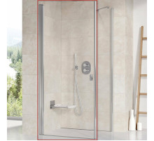 Душевая дверь Ravak Chrome CRV1-90 1QV70C01Z1 профиль Хром стекло Transparent