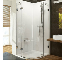 Душевой уголок Ravak Brilliant BSKK3-100 100х100 L 3ULAAA00Y1 профиль Хром стекло Transparent