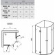 Душевой уголок Ravak Brilliant BSKK4-80 80х80 3U244A00Y1 профиль Хром стекло Transparent