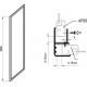 Душевая стенка Ravak Supernova APSS-80 940403R2Z1 профиль Черный стекло Transparent