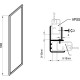 Душевая стенка Ravak Supernova APSS-80 94040UR2ZG профиль Сатин стекло Grape