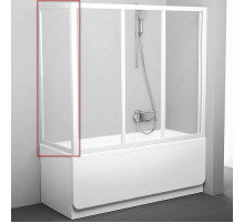 Боковая стенка для шторки на ванну Ravak Supernova APSV 70 95010102Z1 профиль Белый стекло Transparent