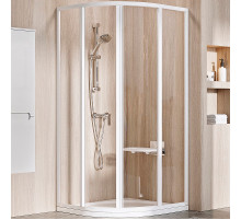 Душевой уголок Ravak Supernova SKCP4-90 90x90 3117O102Z1 профиль Белый стекло Transparent