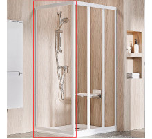 Душевая стенка Ravak Supernova APSS-80 94040UR2Z1 профиль Сатин стекло Transparent