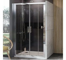 Душевая дверь Ravak 10° 10DP4 120 0ZKG0C00Z1 профиль Хром стекло Transparent