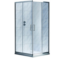 Душевой уголок Koller Pool Aqua Line 90X90 S90SC профиль Хром стекло прозрачное