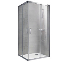 Душевой уголок Koller Pool Aqua Line 90X90 G90SC профиль Хром стекло прозрачное