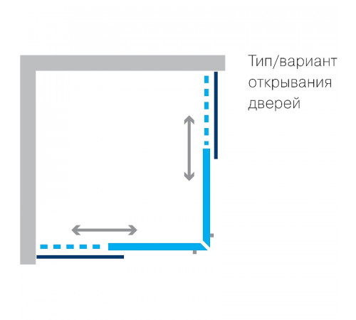 Душевой уголок Koller Pool Grace 120X80 G12080SC профиль Хром стекло прозрачное