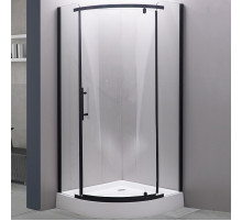 Душевой уголок Esbano ESD-7015B 90x90 ESUGD7015B профиль Черный матовый стекло прозрачное