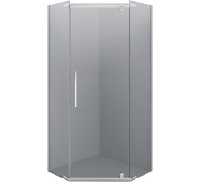 Душевой уголок Erlit Comfort 90х90 ER10109V-C4 профиль Хром стекло тонированное